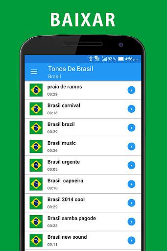 toques para celular brasileiro 3 تصوير الشاشة