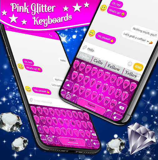 Glitter Diamond Keyboard 💎 Fancy Shine Themes screenshot 4