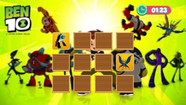 BEN 10 GAME - find the pair screenshot 8
