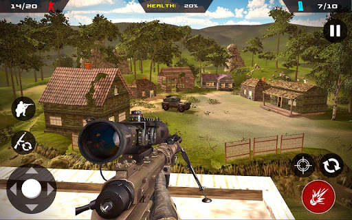 Sniper Ghost Fps Commando Warrior- Jungle Survival screenshot 1