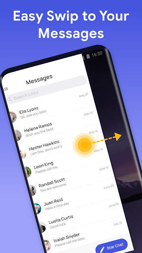Messenger - SMS Launcher, Home screenshot 5
