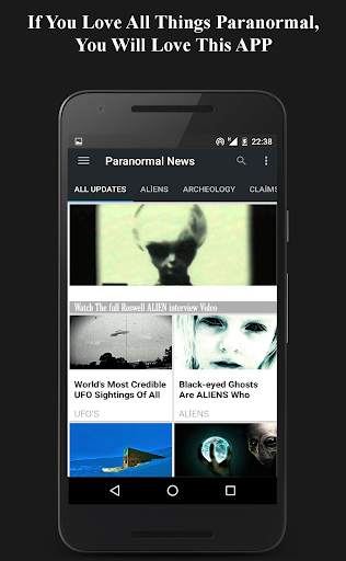 Paranormal News - UFO & Aliens screenshot 1