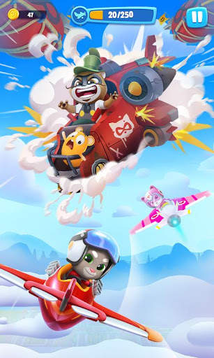 Talking Tom Sky Run: The Fun N screenshot 1