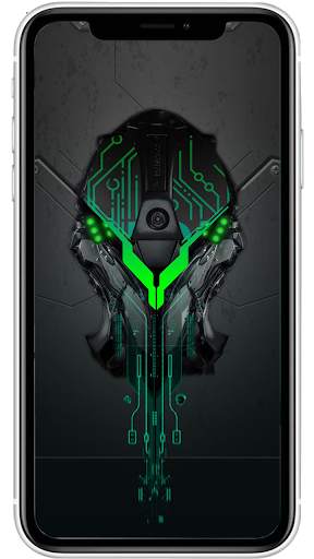 HD Wallpaper Black Green 2 تصوير الشاشة