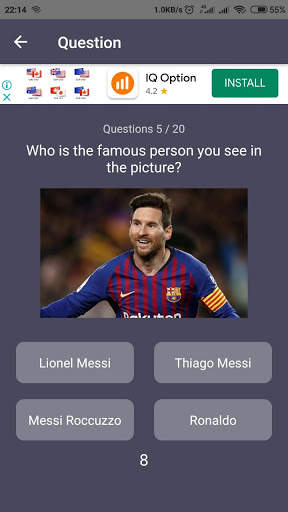 Quiz App Celebrities screenshot 2
