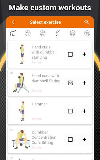 Home workouts with dumbbells screenshot 19