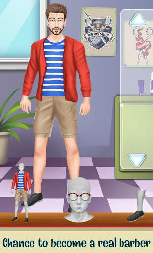 Beard Salon - Hair Cutting Game, Color by Number screenshot 5