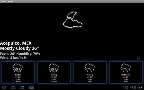 FlipClock BlackOut Widget 4x2 screenshot 8