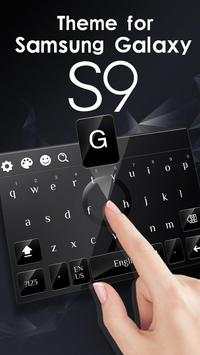 Cool Black Keyboard for Galaxy S9 screenshot 2