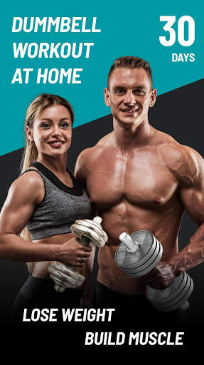 Dumbbell Workout at Home - 30 Day Bodybuilding screenshot 1