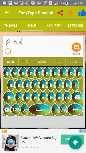EazyType Spanish Keyboard Emoji & Stickers Gifs screenshot 3