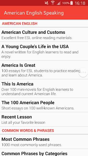 American English Speaking screenshot 1