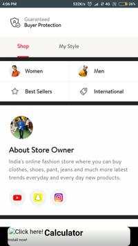 Fashion Store screenshot 1