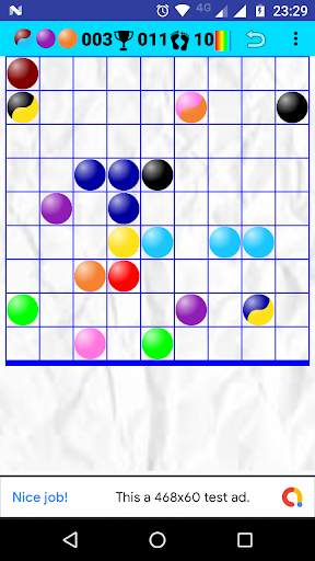 Bubbles in Line screenshot 2