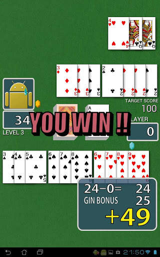 Gin Rummy(Gin Rommé) screenshot 12