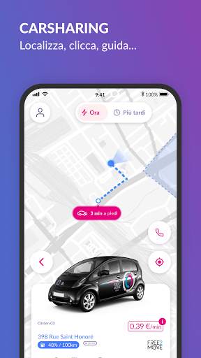 Free2Move: noleggio auto screenshot 4