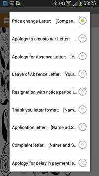 Formal Letter screenshot 4
