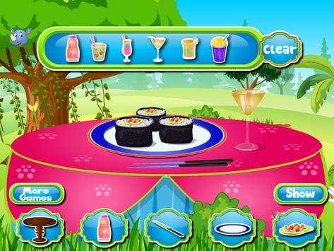 Sushi fish cooking games screenshot 7