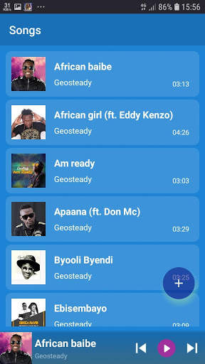 Geosteady songs, offline screenshot 5