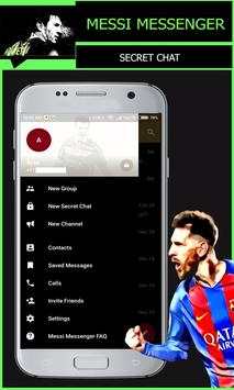 Messenger 2018 app for FB (Football) & Messi lover screenshot 1
