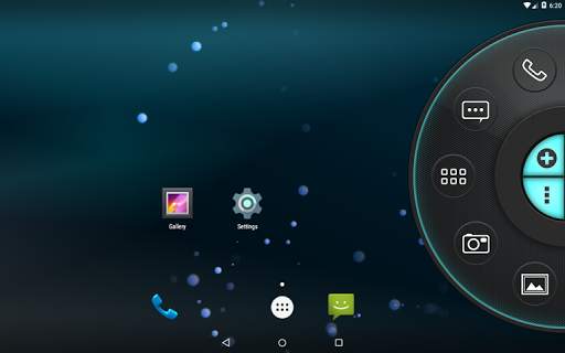 Blue Tech - Wheel Launcher Theme screenshot 3