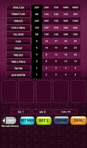 Super Deluxe Video Poker screenshot 9