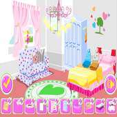 Room decoration game logo