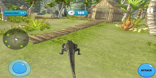 Angry Crocodile Attack 2021 - Wild Hunt Game screenshot 5