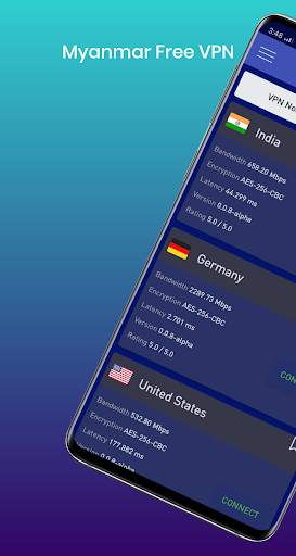 Myanmar VPN - Secure Unlimited Free VPN screenshot 1