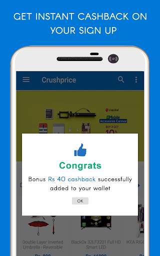 Price Comparison App -Earn Cashback to your Wallet screenshot 1