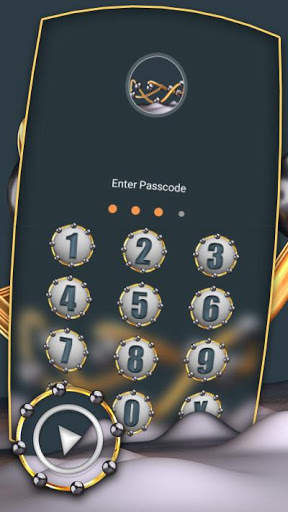3D Metallic Ball Launcher Theme screenshot 6