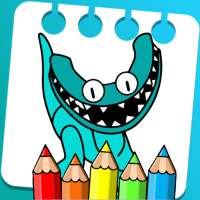 Rainbow friends 2 coloring icon