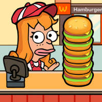 Idle Burger Tycoon-Burger shop logo