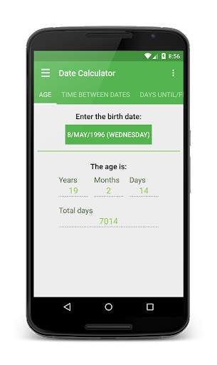 Date Calculator screenshot 2