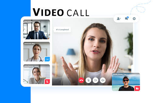 Video Call Meeting Free - Video Chat & Messenger screenshot 1