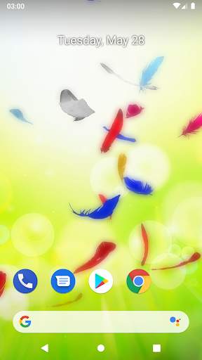 Feathers 3D live wallpaper screenshot 6