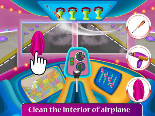 Airplane Cleaning - Airport Manger Game screenshot 5