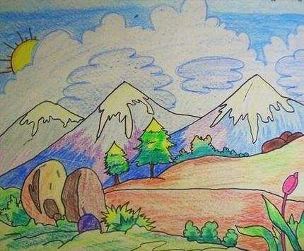 easy landscape drawing screenshot 5