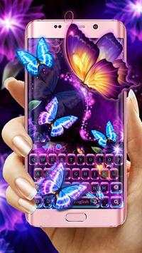 Neon butterfly keyboard screenshot 1