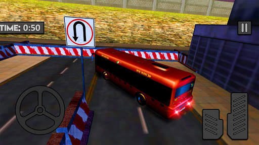 Free simulator bus parking driving - skill games screenshot 6