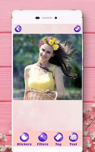 Flower Crown Camera - Flower Crown Photo Editor screenshot 2