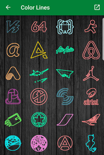 Color Lines - Icon Pack screenshot 4