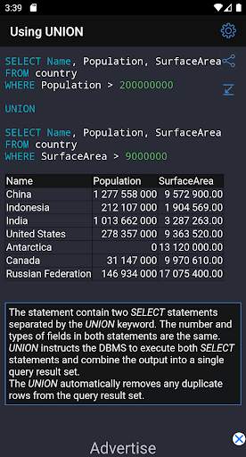 SQL Free स्क्रीनशॉट 8
