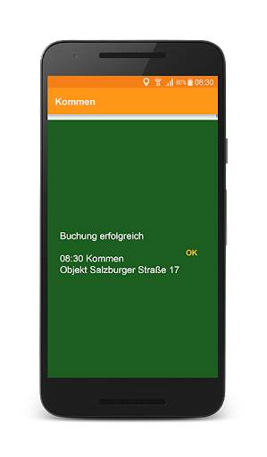 Mobile GPS Zeiterfassung screenshot 4
