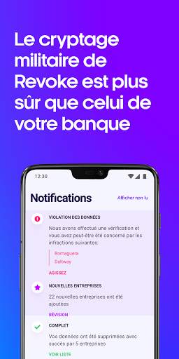 Revoke: Protégez vos données screenshot 5