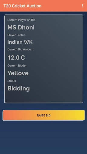 T20 Cricket Auction screenshot 3