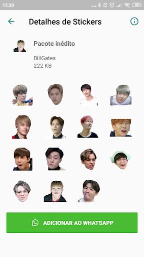 Figurinhas de Kpop, Coreanos(as) para WhatsApp screenshot 5