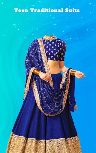 Traditional Girl Photo Suits - screenshot 1