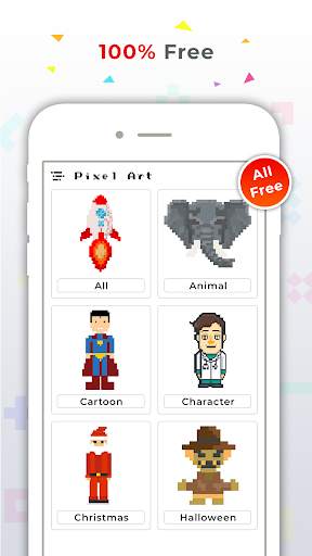 Pixal Art : Number Color Game screenshot 1
