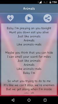 V(Five) - Maroon 5 Lyrics screenshot 4